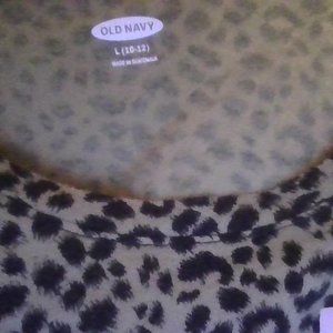 Cheetah print long sleeve t-shirt